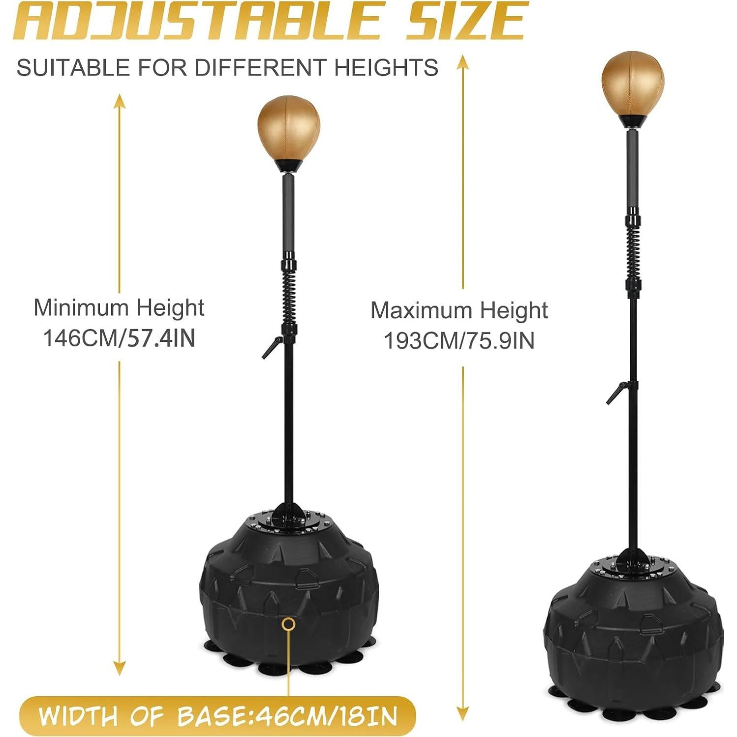 Bolsa de Boxeo Reflex INNOLIFE TM-0061-D1 Ajustable 192.6 cm