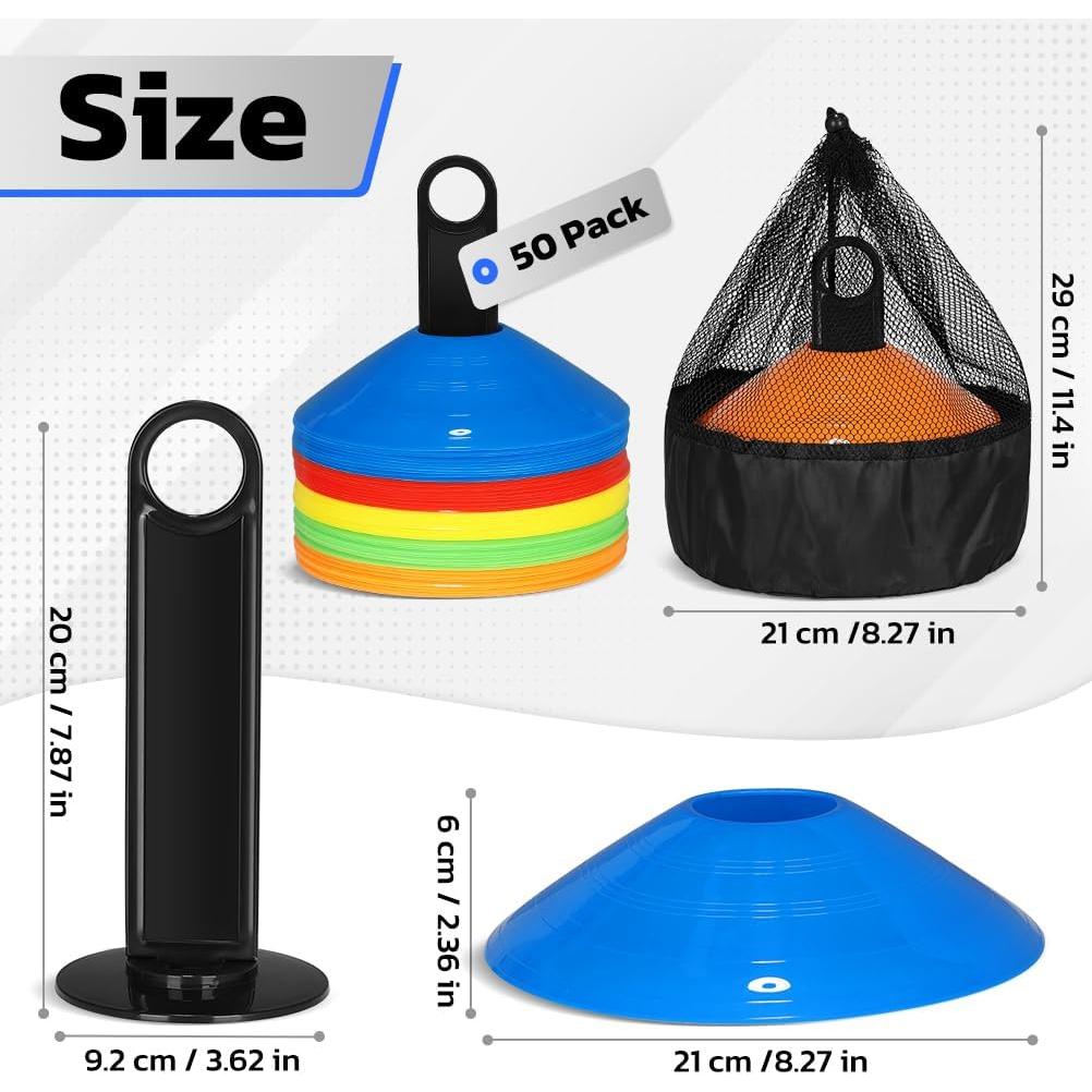 Conjunto Entrenador de Fútbol GHB Agility 6m 12 Escalones