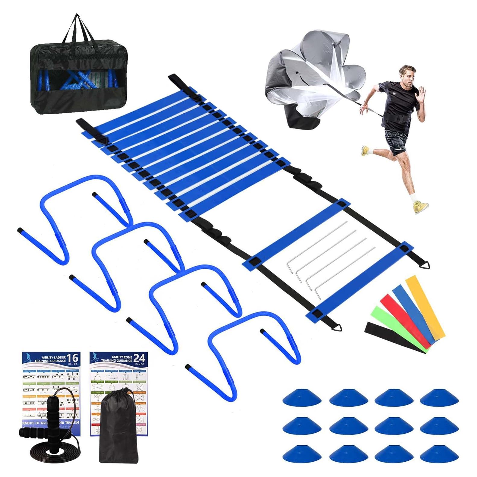 Conjunto de Entrenamiento de Agilidad Kevirice 6.1m 20 pies