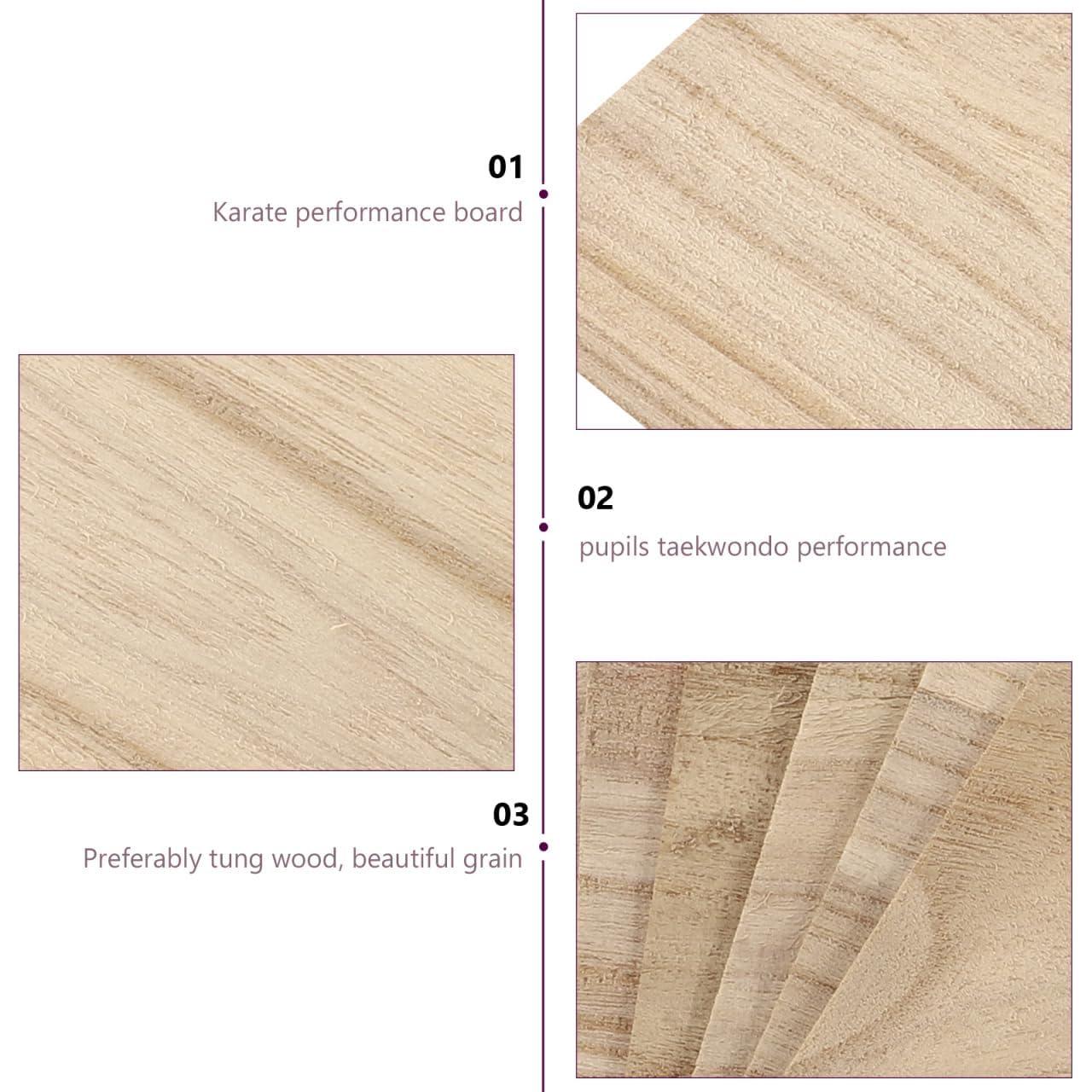 10 Tableros de Rompimiento de Taekwondo Toddmomy 30x20cm