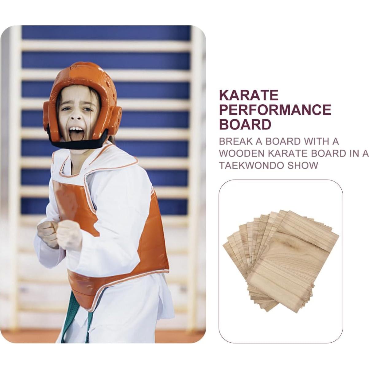 10 Tableros de Rompimiento de Taekwondo Toddmomy 30x20cm