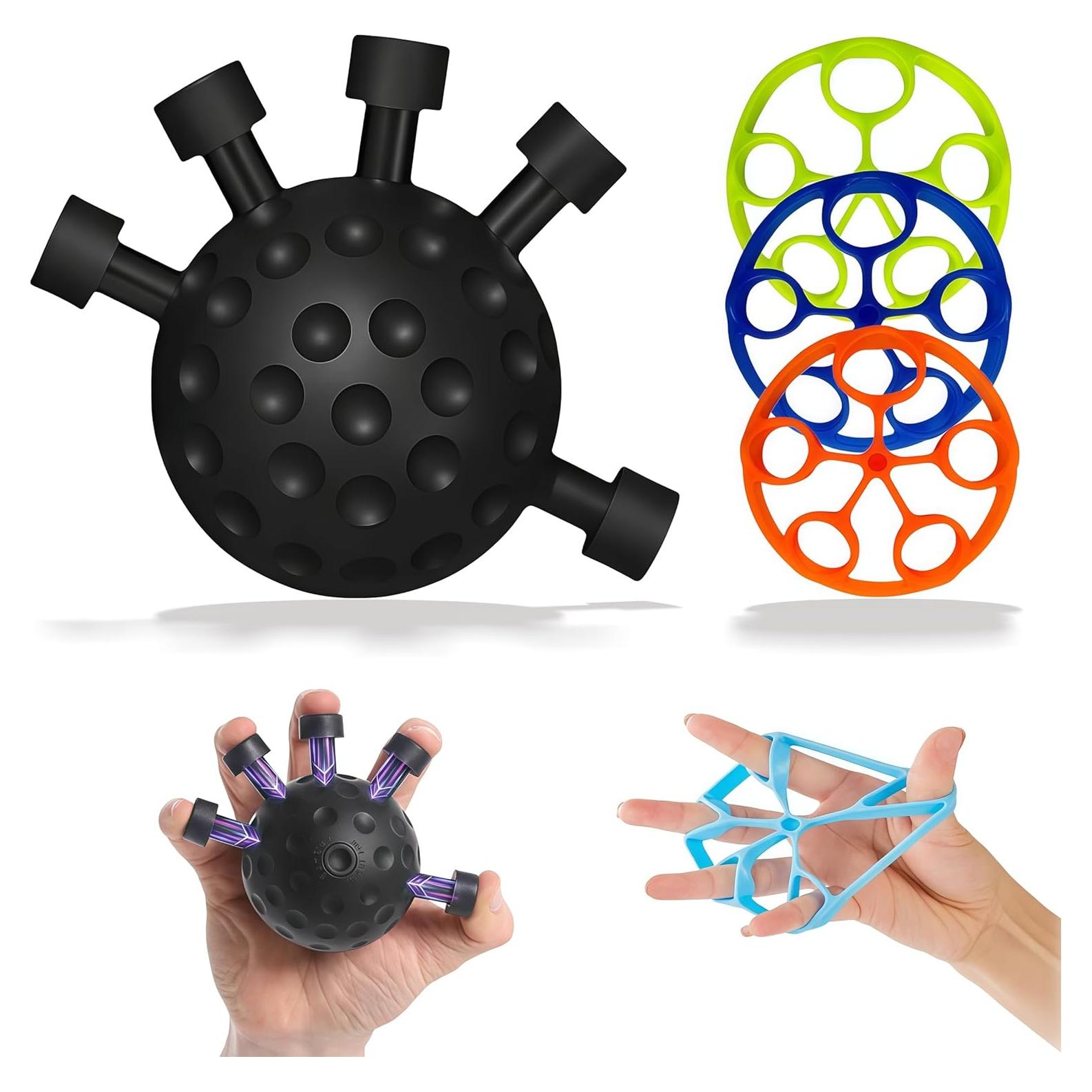 Kit de Entrenador de Fuerza de Agarre ECHEAAKW - 4 Piezas