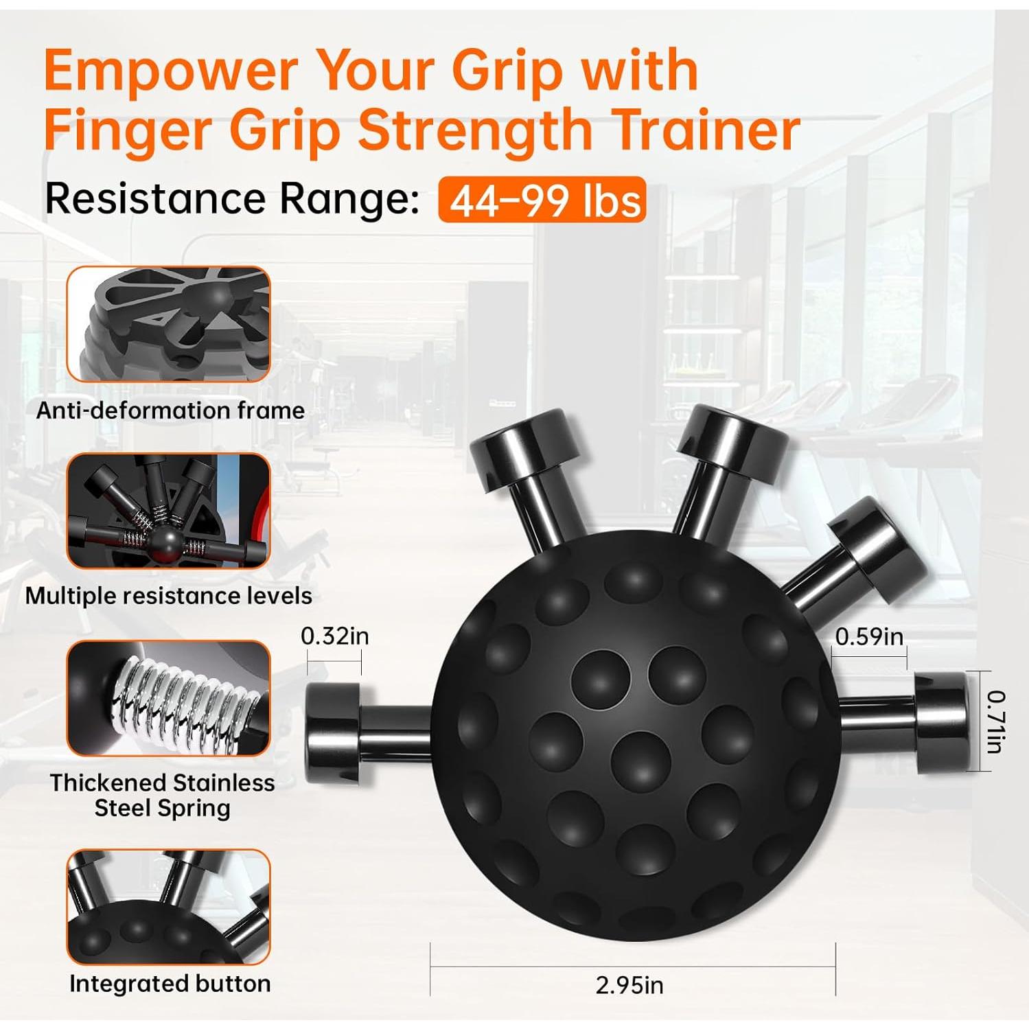 Kit de Entrenador de Fuerza de Agarre ECHEAAKW - 4 Piezas