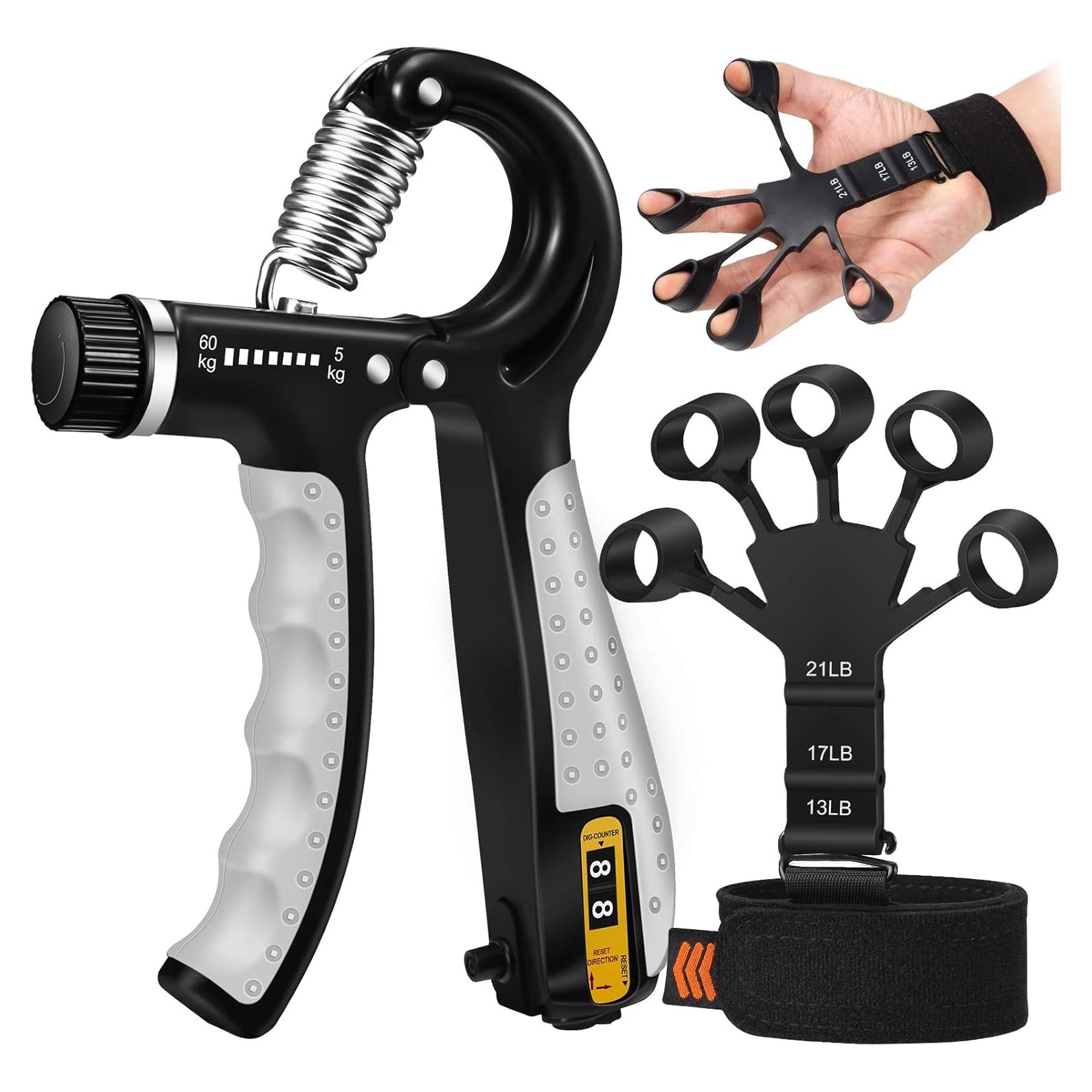 Fortalecedor de Agarre Btfsoul Ajustable 5kg a 60kg