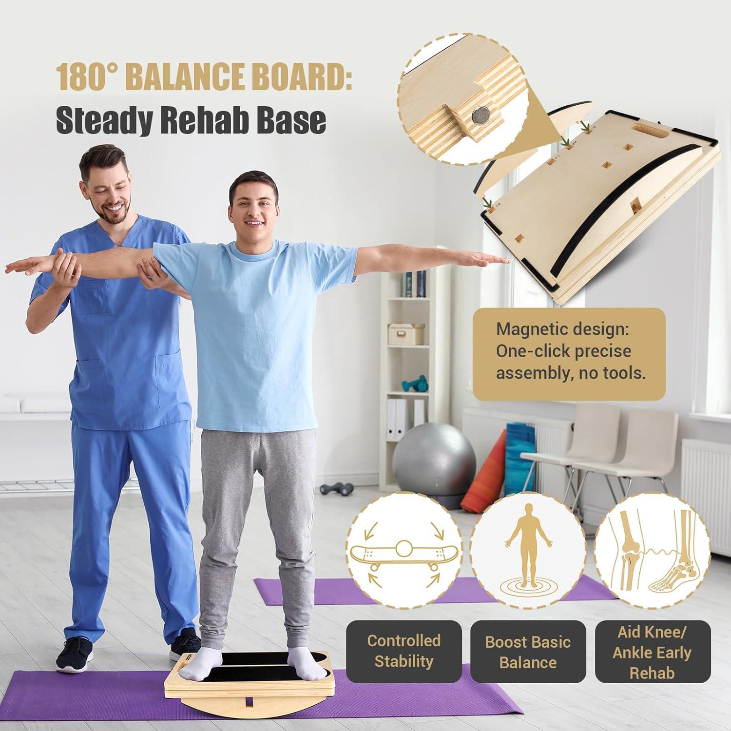 Tablero de Inclinación y Equilibrio ODCPN 3 en 1 Ajustable