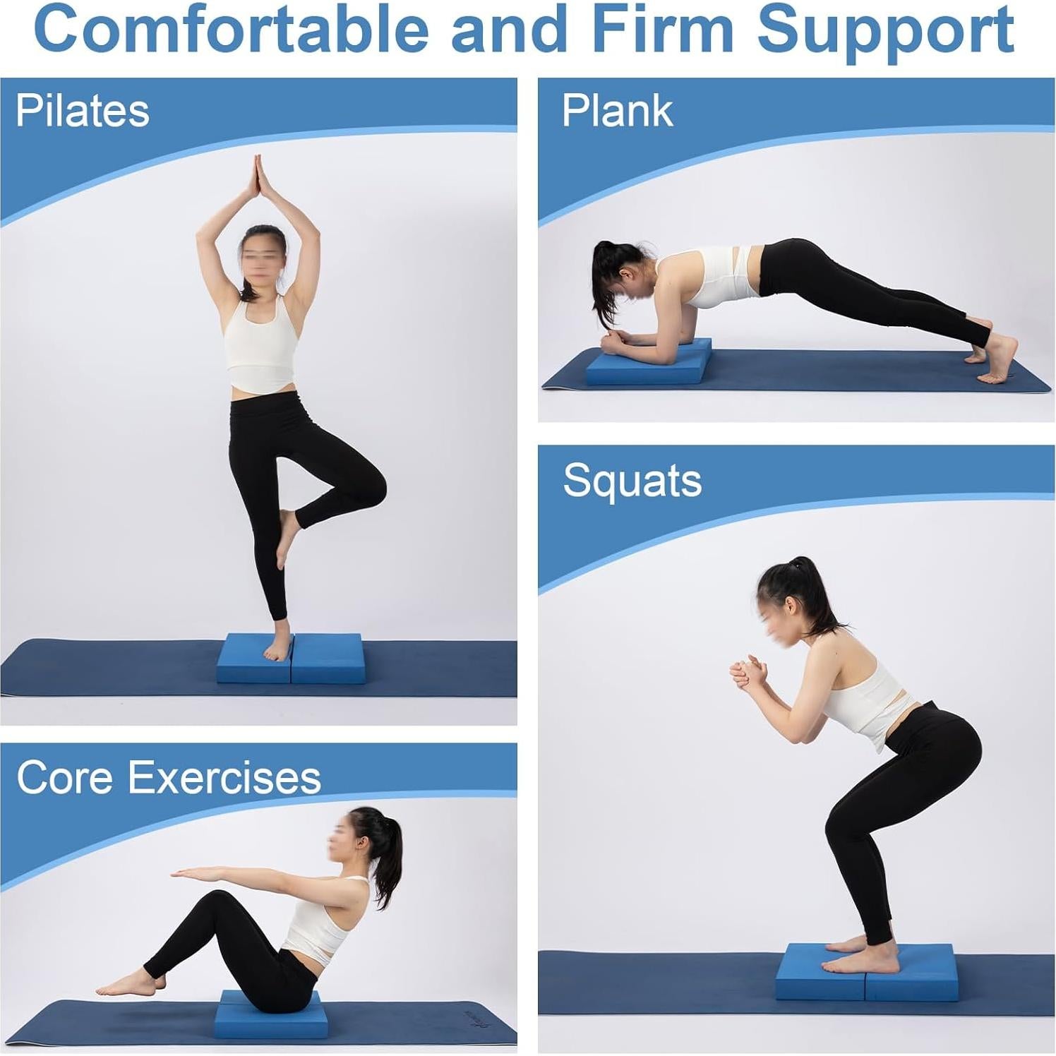 Tablero de Equilibrio de Madera StrongTek y Almohadilla 2-en-1