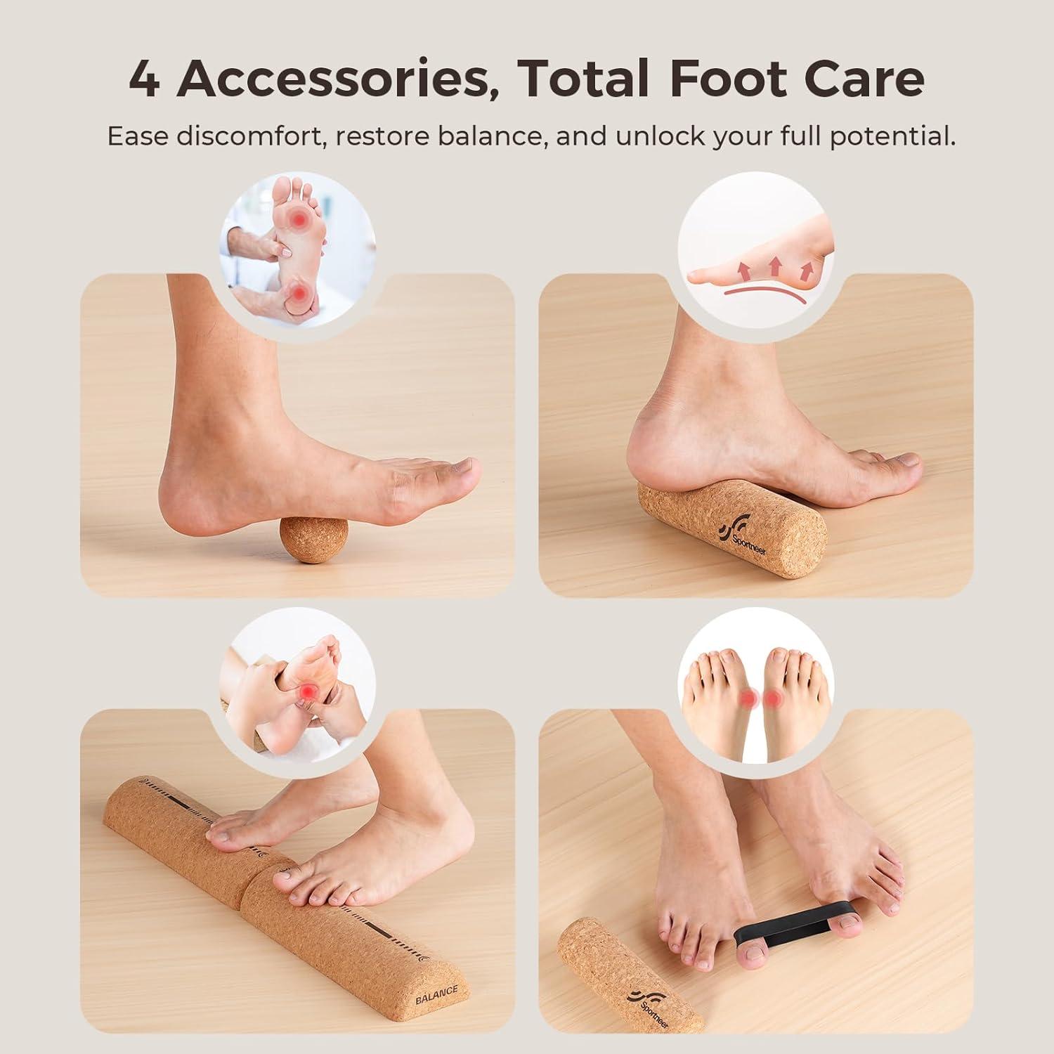 Tabla de Equilibrio Sportneer de Corcho - Alivio Dolor y Fortalecimiento