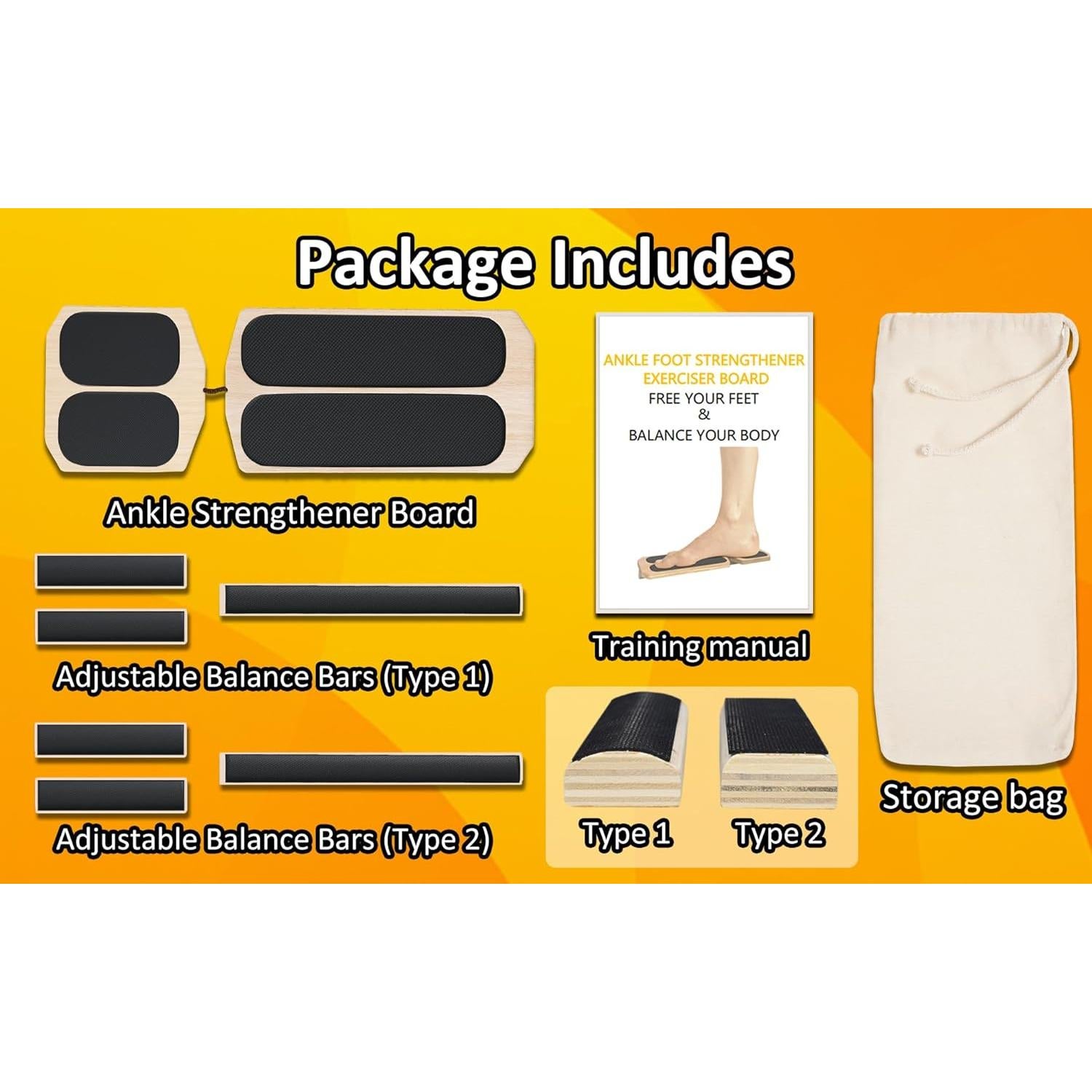 Entrenador de Fuerza de Tobillo MUCITAGF - Estabilidad y Rehabilitación