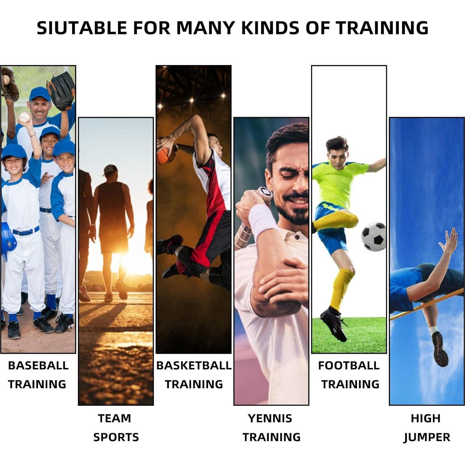 Conjunto de Entrenamiento de Velocidad OYINDIZ - Resistencia Bungee 2.44m