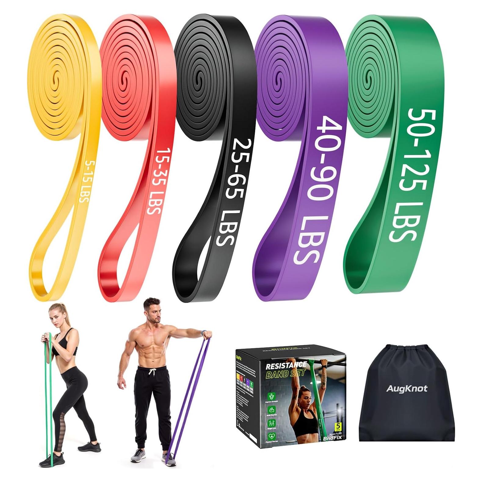 Bandas de Resistencia AugKnot TLD-1 - 5 Niveles de Silicona