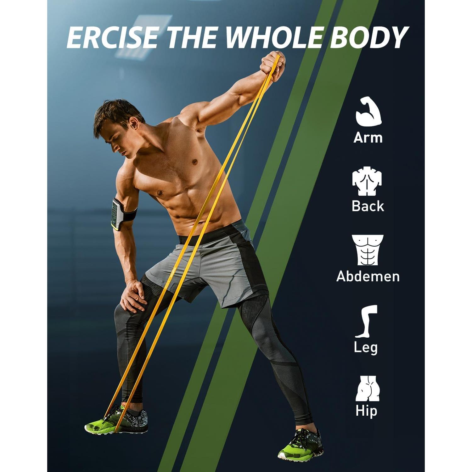 Bandas de Resistencia AugKnot TLD-1 - 5 Niveles de Silicona