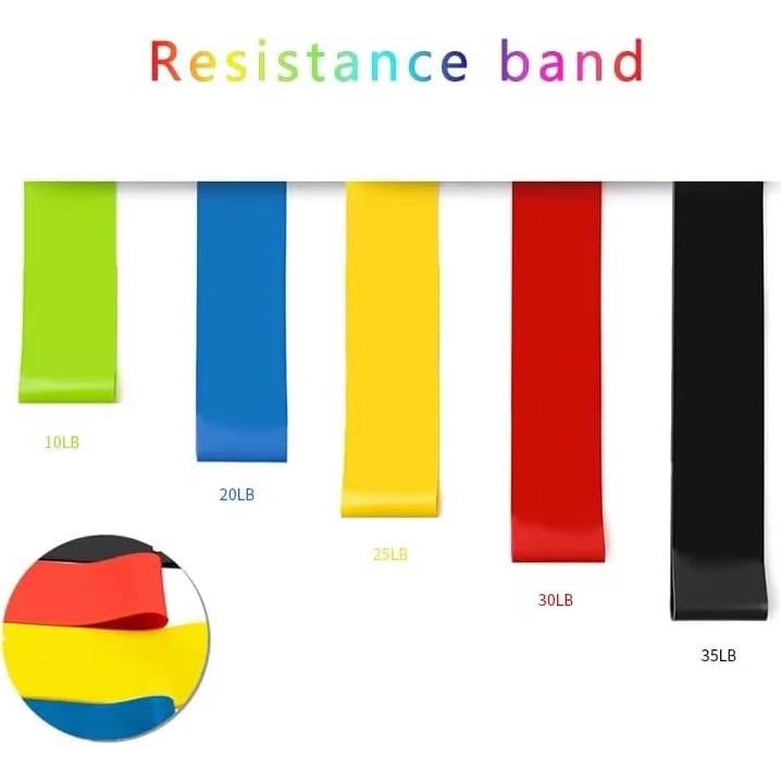 Juego de 5 Bandas de Resistencia Genérica para Ejercicio