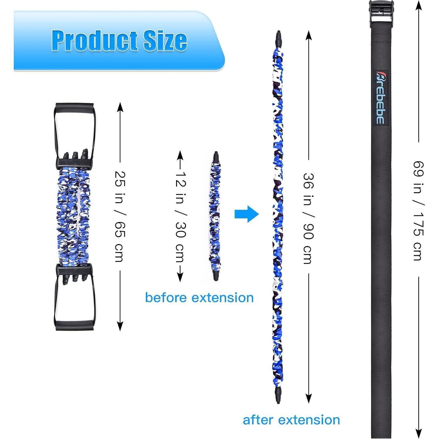 Bandas de Resistencia Brebebe 200 LB para Pull Up y Pecho
