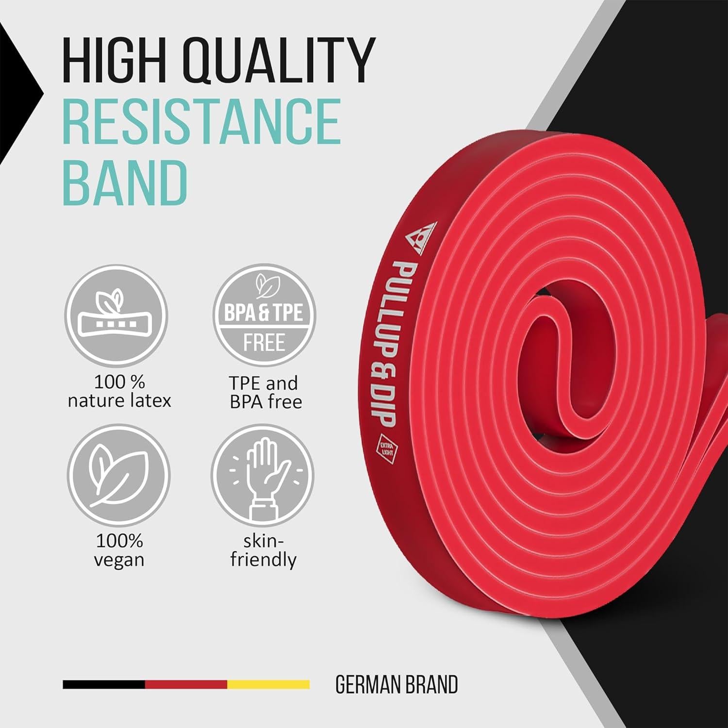 Banda de Resistencia Pullup & Dip Extra Ligera 4-12 kg