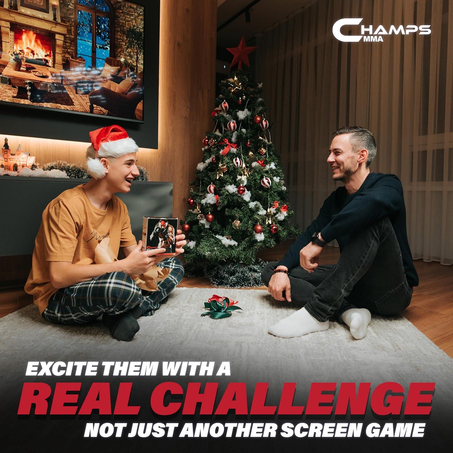 Juego de Pelotas de Reflexión Champs MMA - 4 Pelotas + 2 Cintas