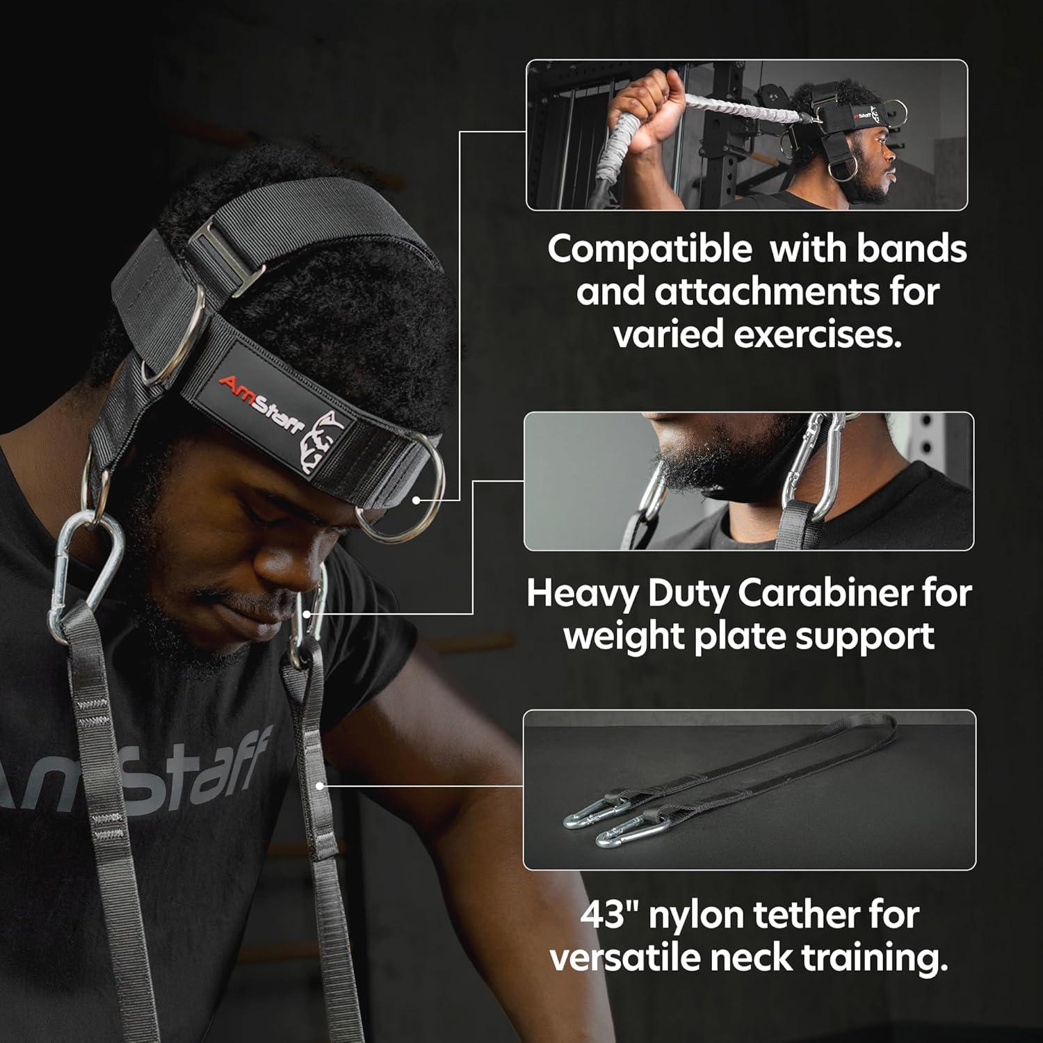 Arnés para Cuello AmStaff Fitness - Soporte y Entrenamiento