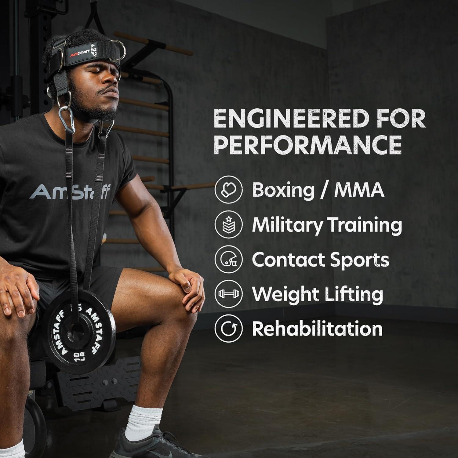 Arnés para Cuello AmStaff Fitness - Soporte y Entrenamiento