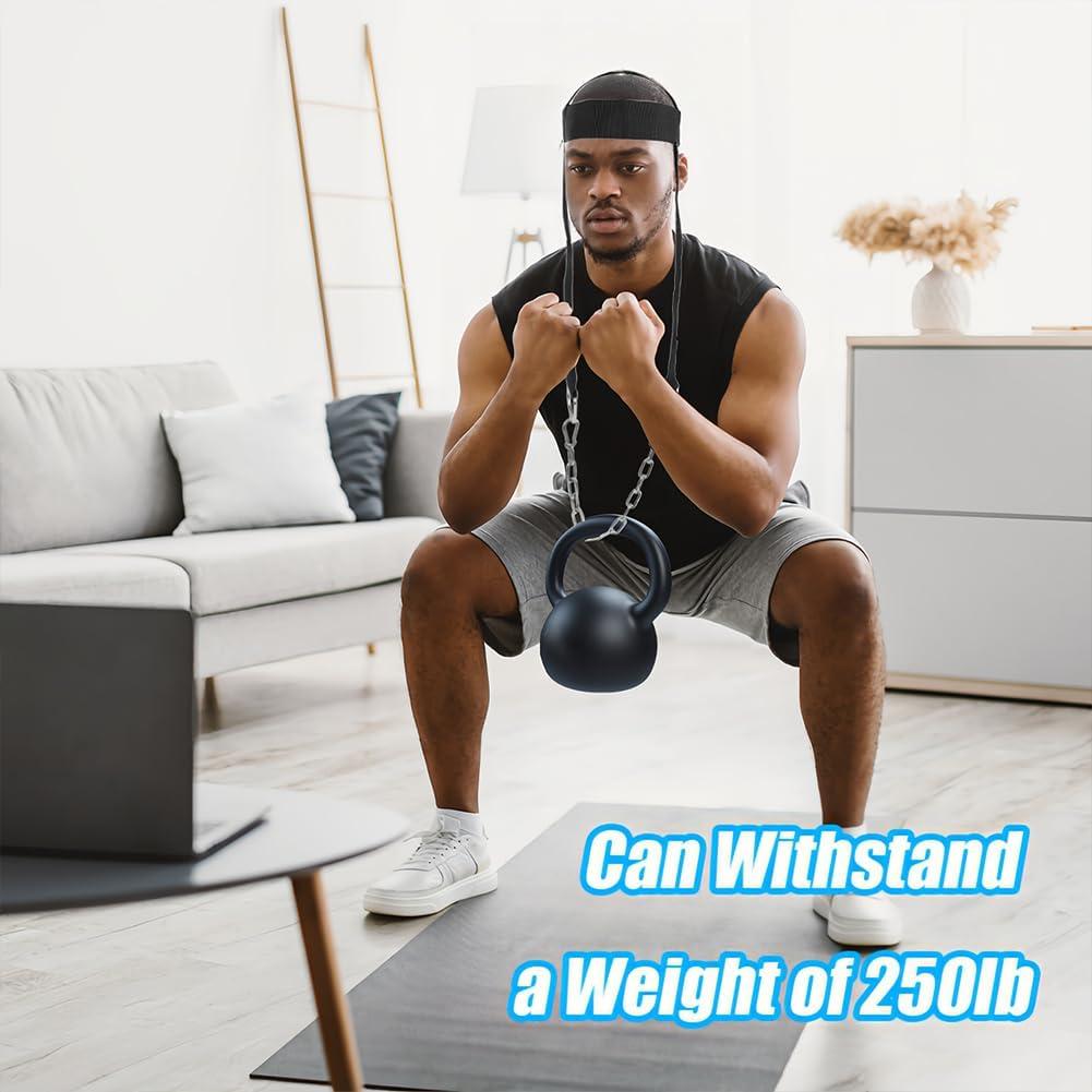 Arnés de Cuello Tiiyee para Entrenamiento de Fuerza - Nylon Ajustable