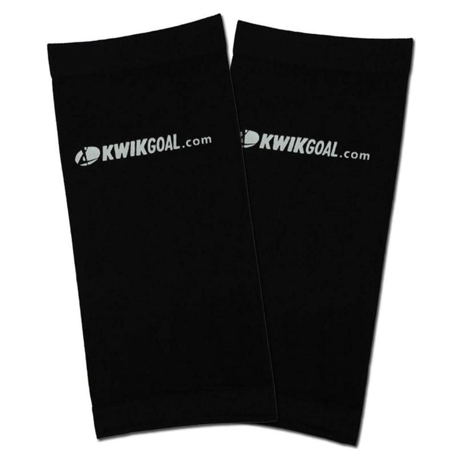 Manguitos de Compresión para Espinilleras Kwik Goal Adulto Negro