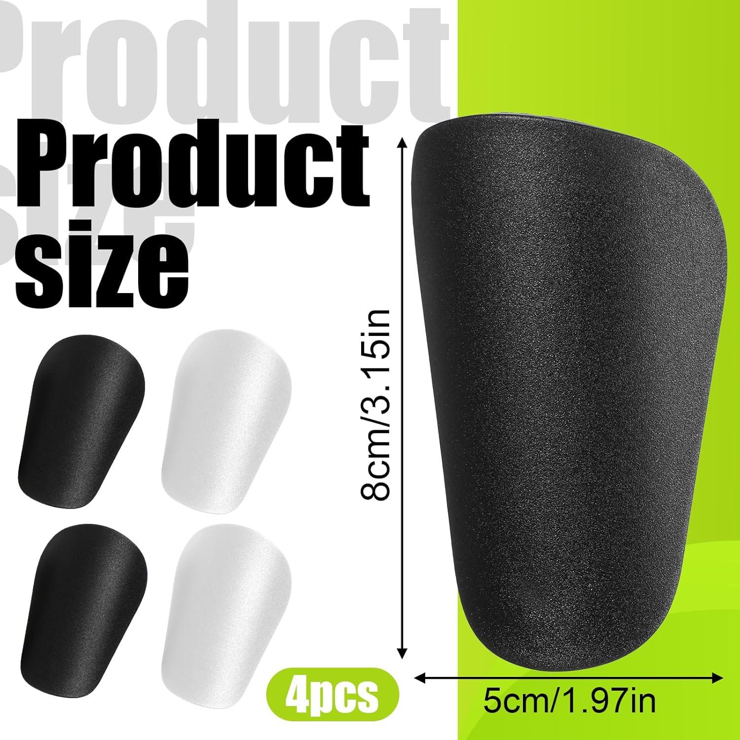 2 Pares de Espinilleras FdcZeyxior Extra Pequeñas 8x5cm