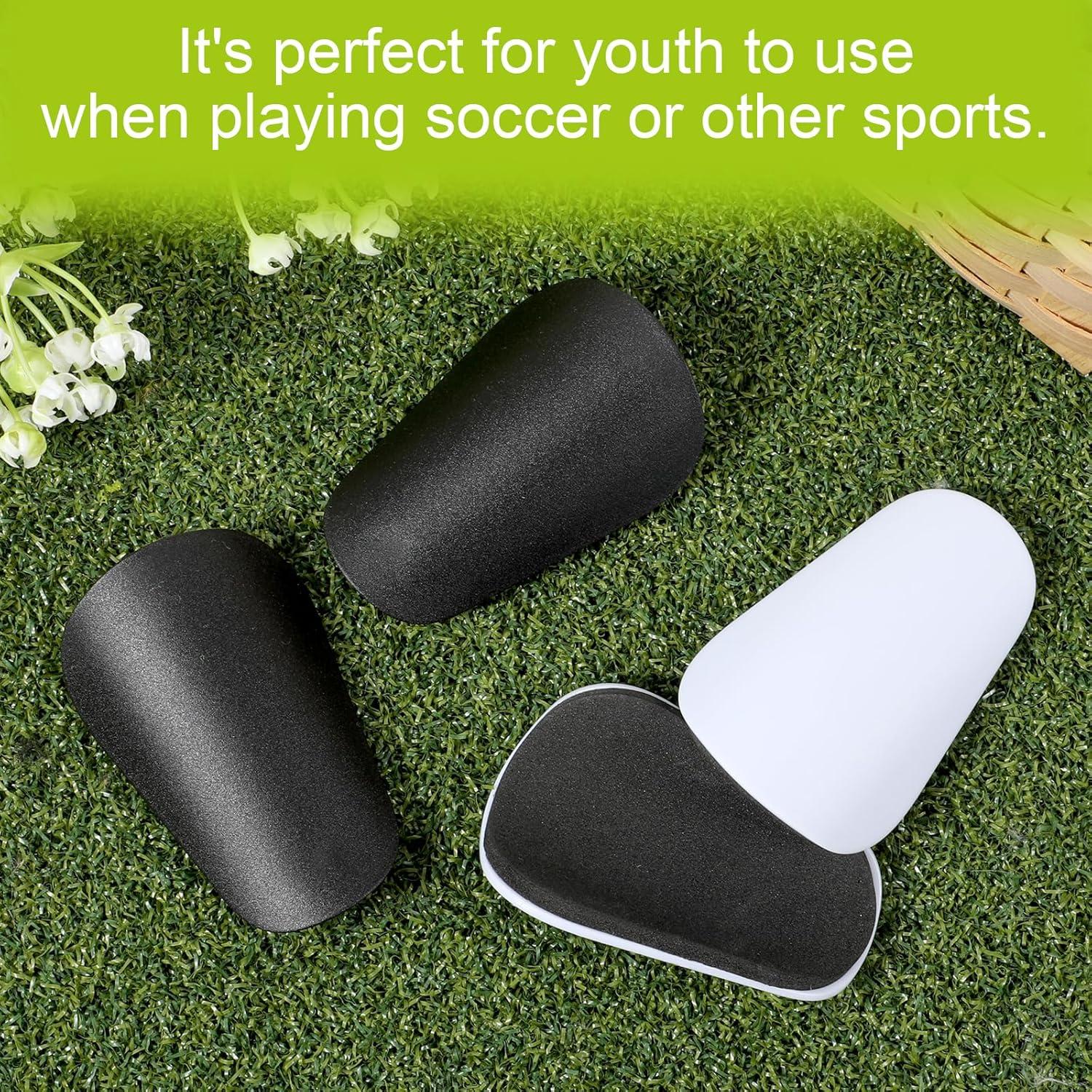 2 Pares de Espinilleras FdcZeyxior Extra Pequeñas 8x5cm