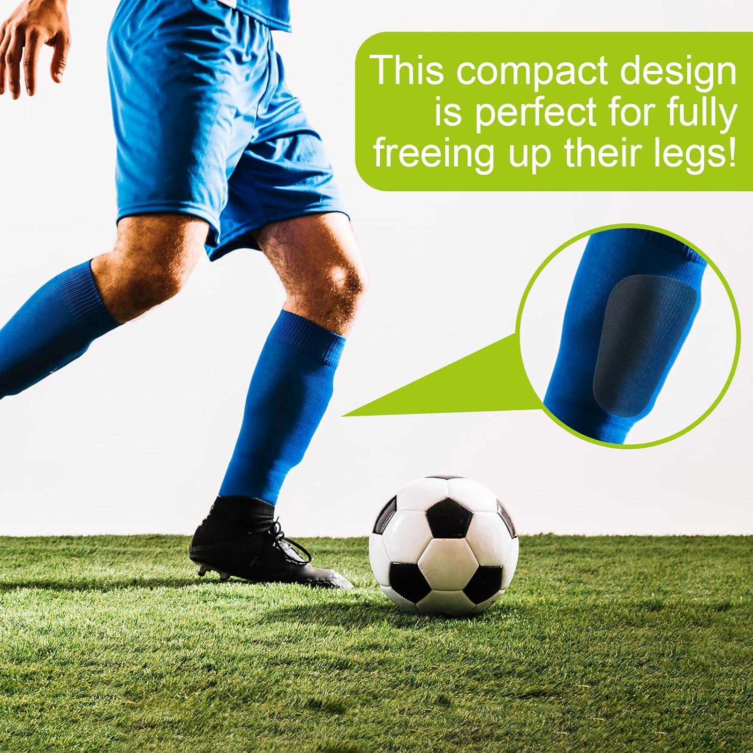 2 Pares de Espinilleras FdcZeyxior Extra Pequeñas 8x5cm