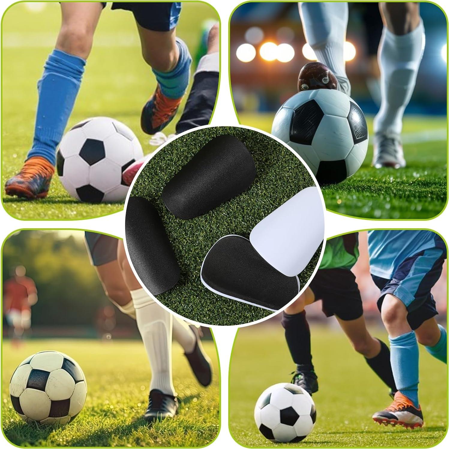 2 Pares de Espinilleras FdcZeyxior Extra Pequeñas 8x5cm