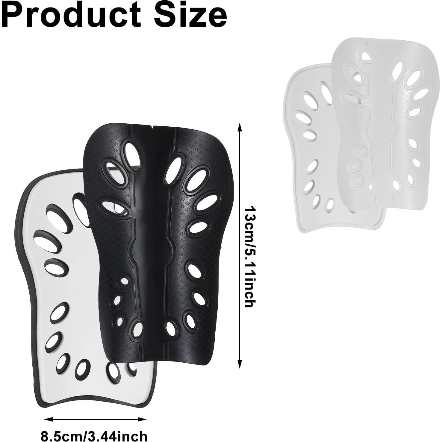Espinilleras de Fútbol COMNICO 2 Pares Ligeras Transpirables
