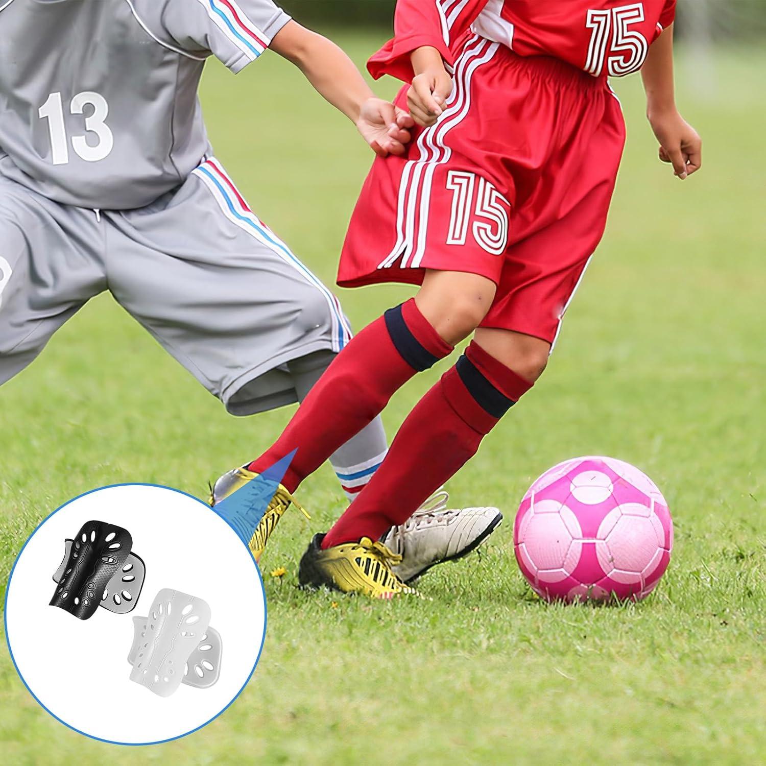 Espinilleras de Fútbol COMNICO 2 Pares Ligeras Transpirables