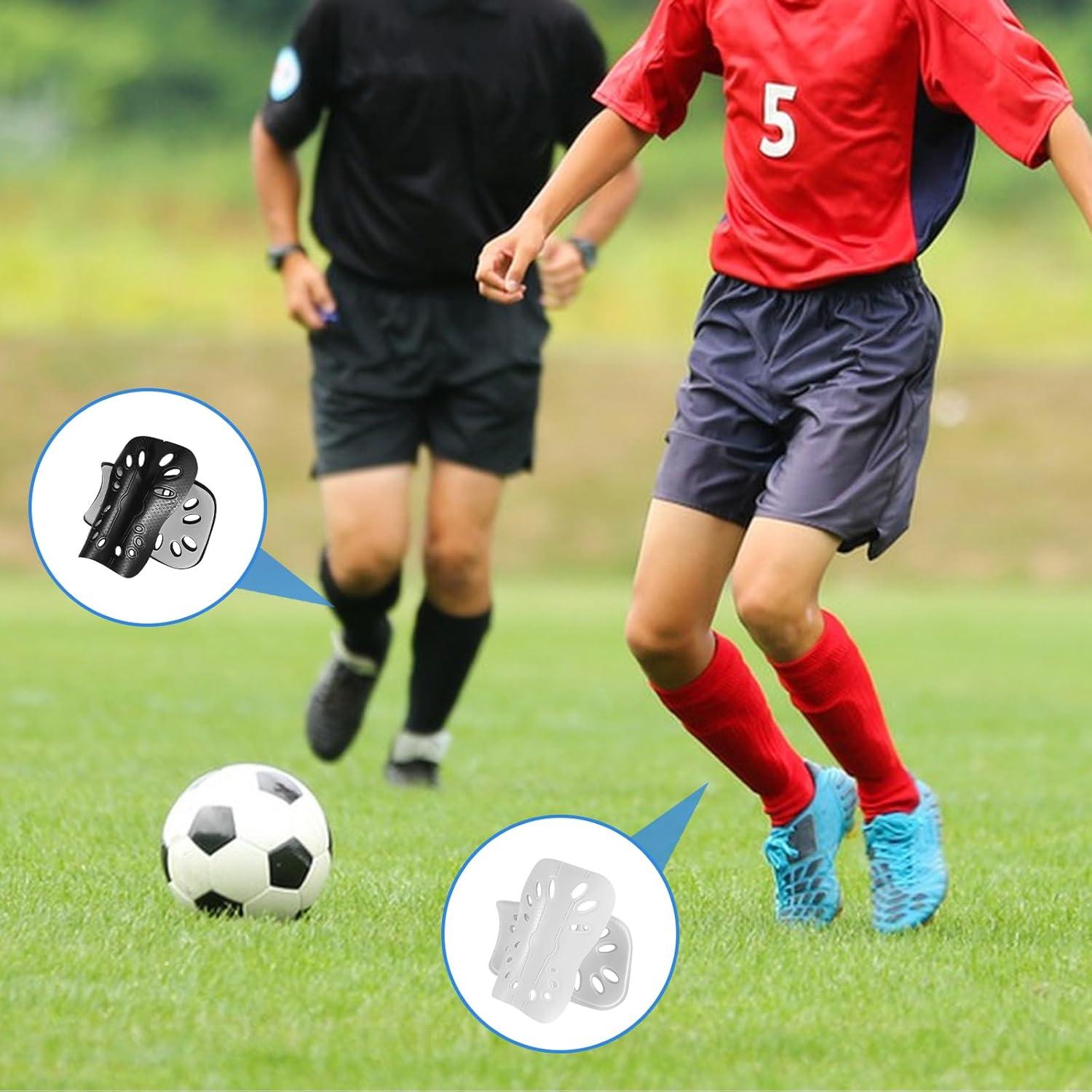 Espinilleras de Fútbol COMNICO 2 Pares Ligeras Transpirables