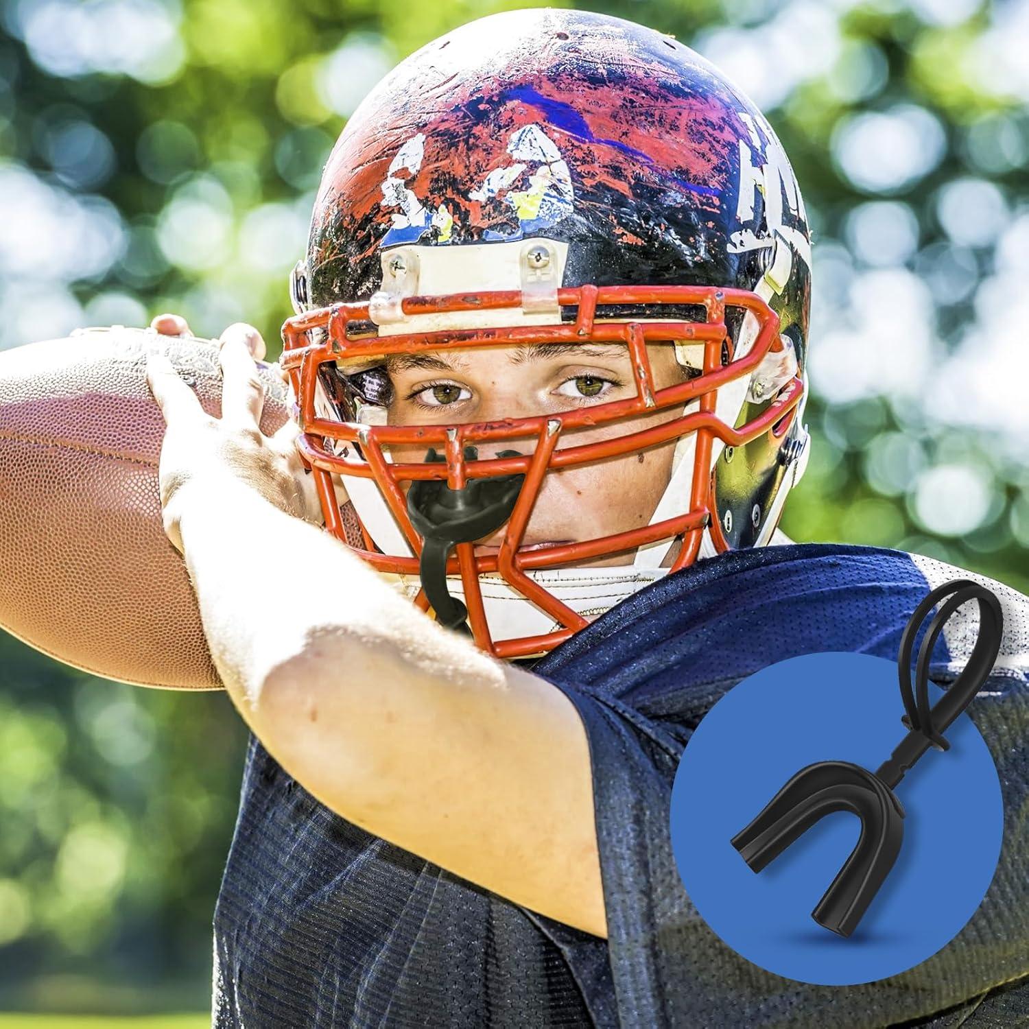 Protector Bucal Deportivo Dunzy 100 Pcs Adulto Negro