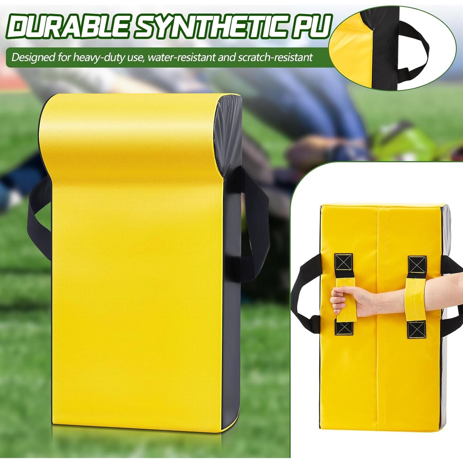 Escudo de Tackling de Fútbol Seenelling 61x33 cm Amarillo