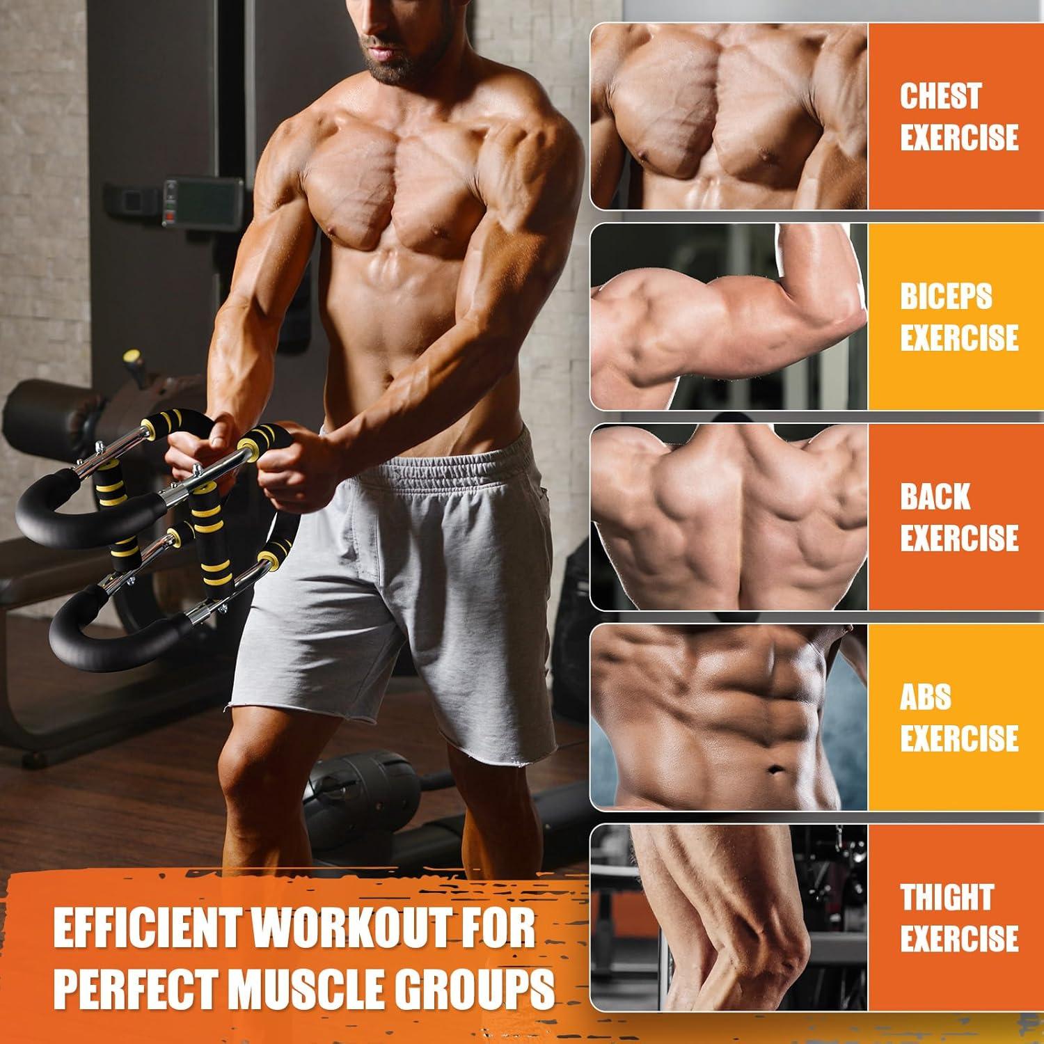 Entrenador de brazos Twister OPDEKEHA 6 niveles resistencia 13.6-54.4 kg