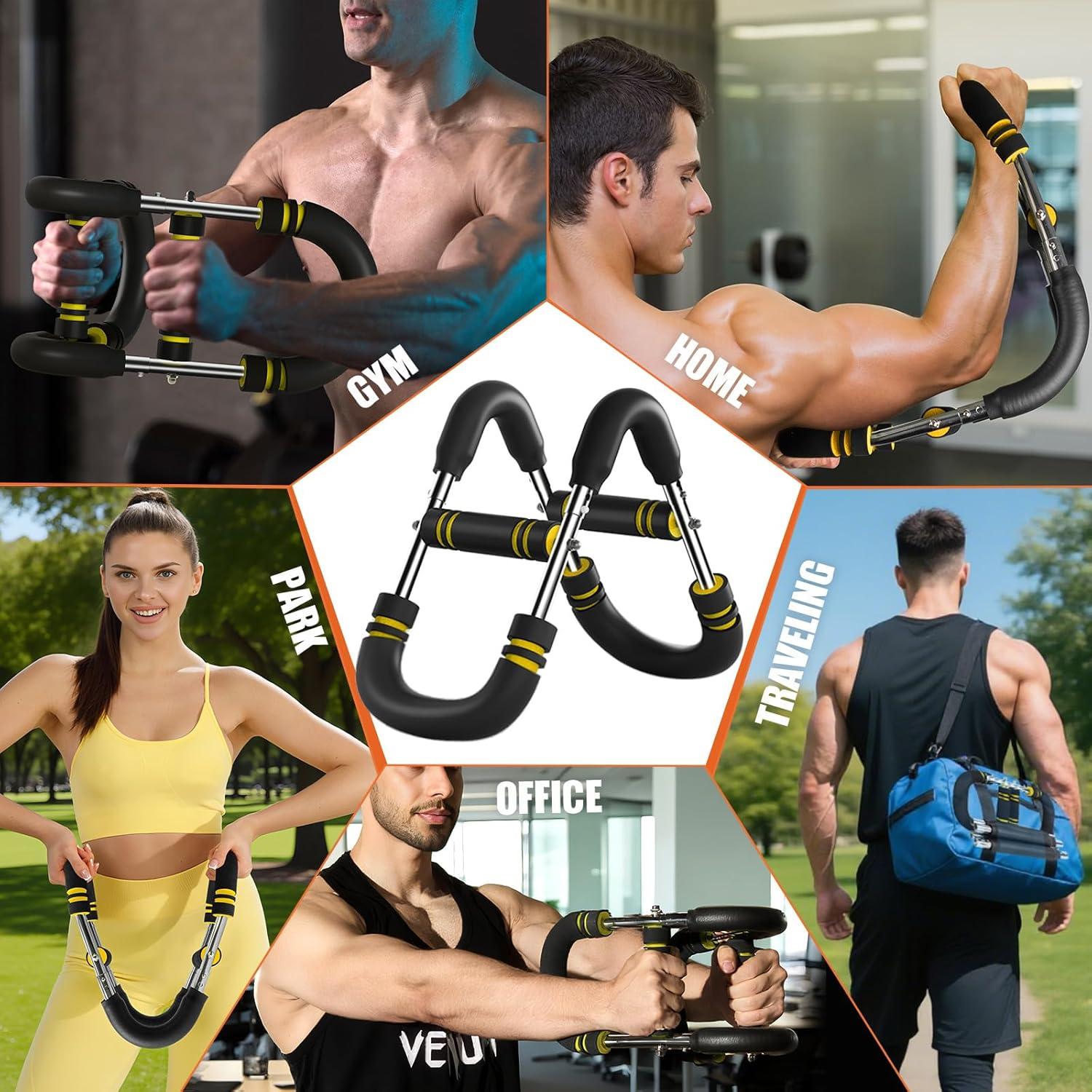 Entrenador de brazos Twister OPDEKEHA 6 niveles resistencia 13.6-54.4 kg