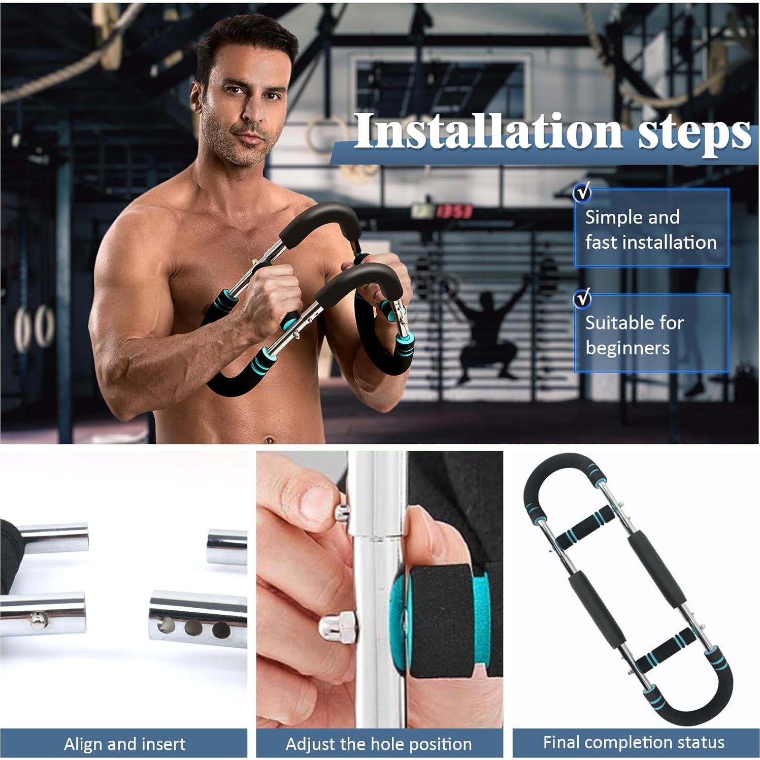 Entrenador de Brazo Twister Genérico STU01 - Resistencia 40-72kg