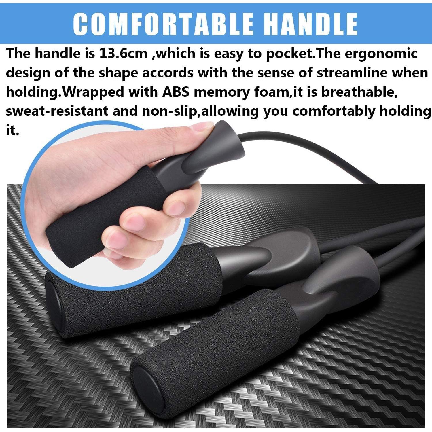 Cuerda de Salto Rápida FEELCAT Ajustable para Boxeo y Fitness