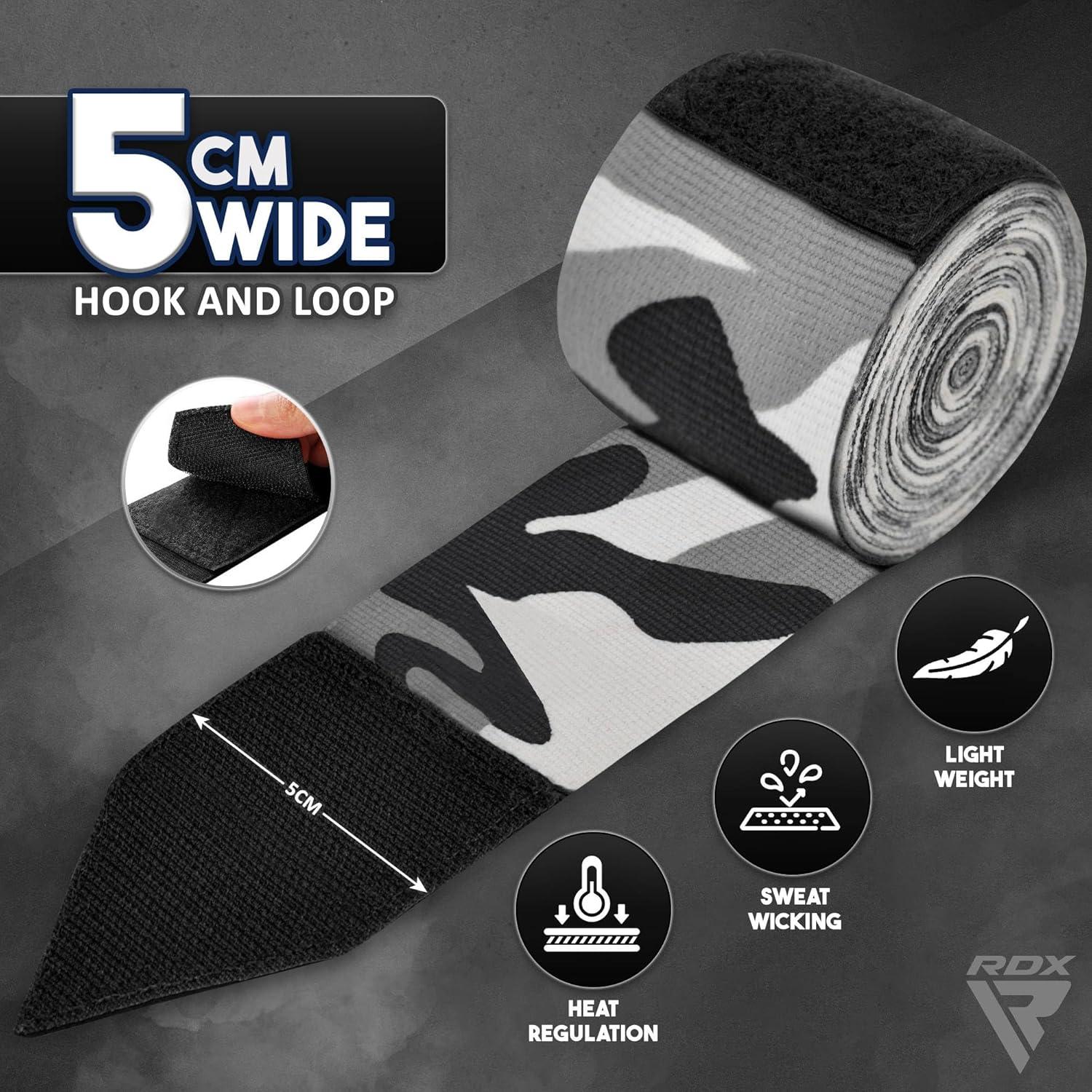 Envolturas de Mano RDX 4.5M Camo - Boxeo y MMA