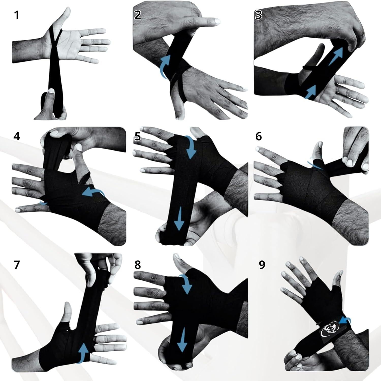 Envolturas de Mano Huracan Premium 180 cm Elásticas Unisex