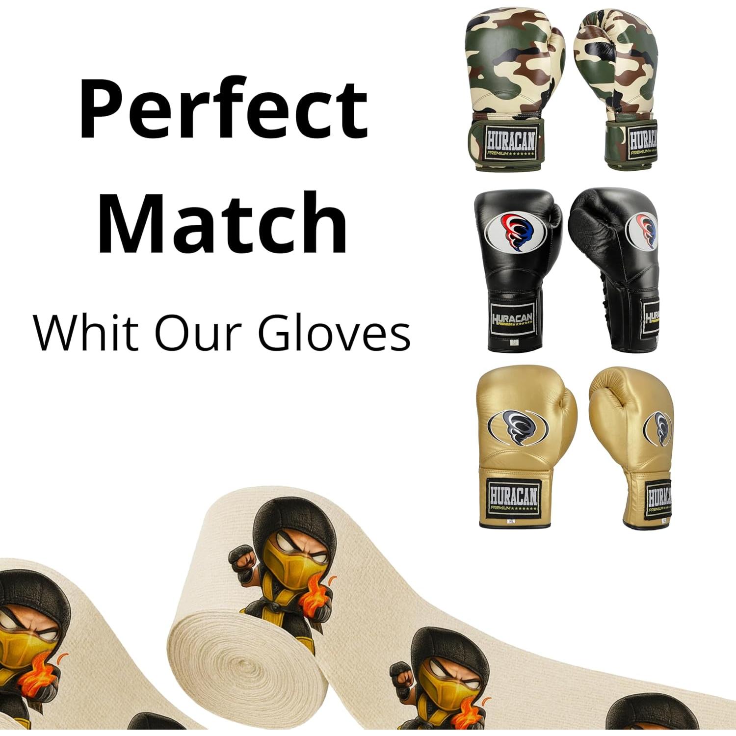 Envolturas de Mano Huracan Premium 180 cm Elásticas Unisex