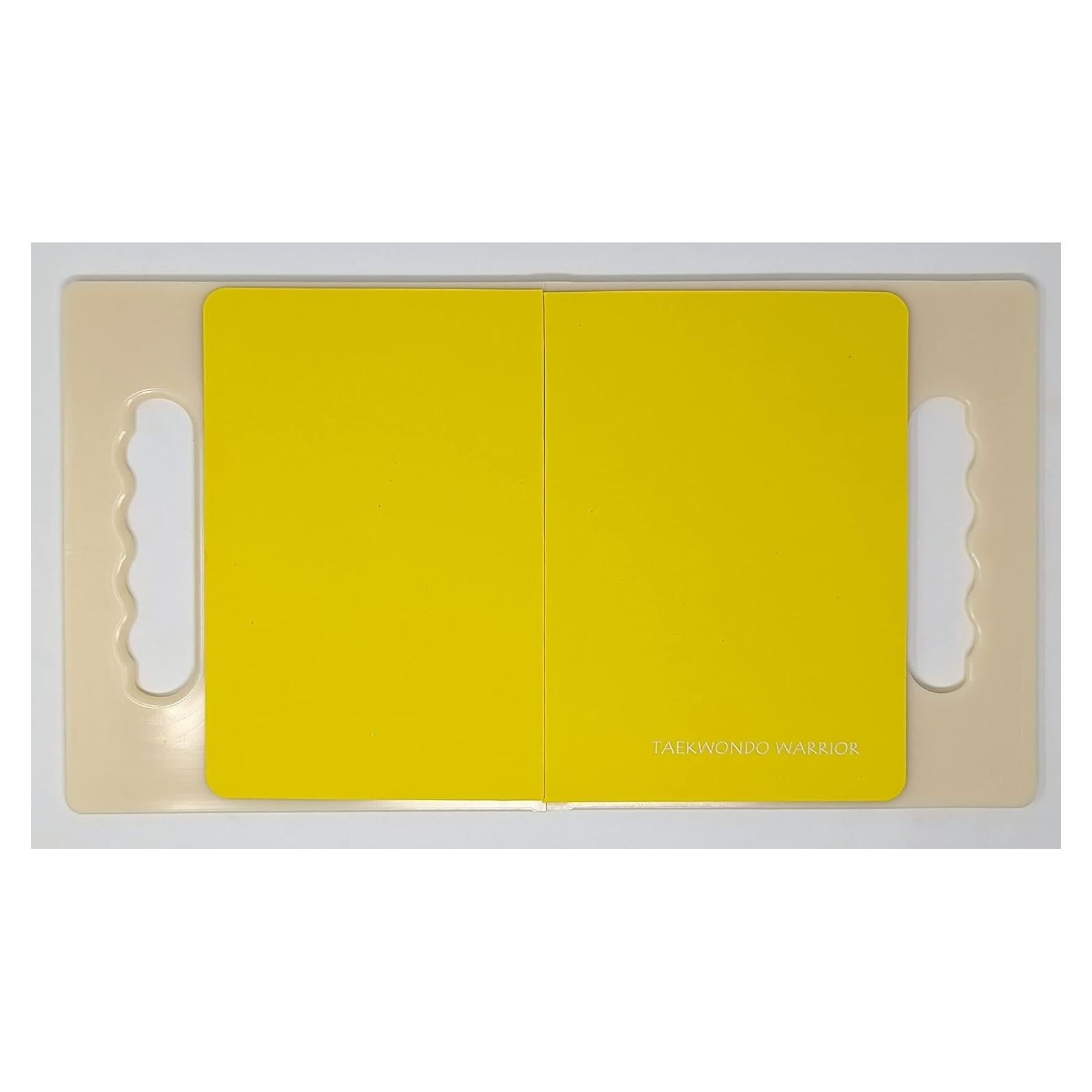 Tabla de Artes Marciales Requebrajable Guerrero 42x34 cm Amarillo