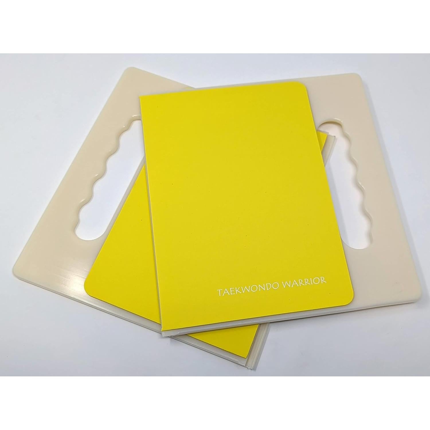Tabla de Artes Marciales Requebrajable Guerrero 42x34 cm Amarillo