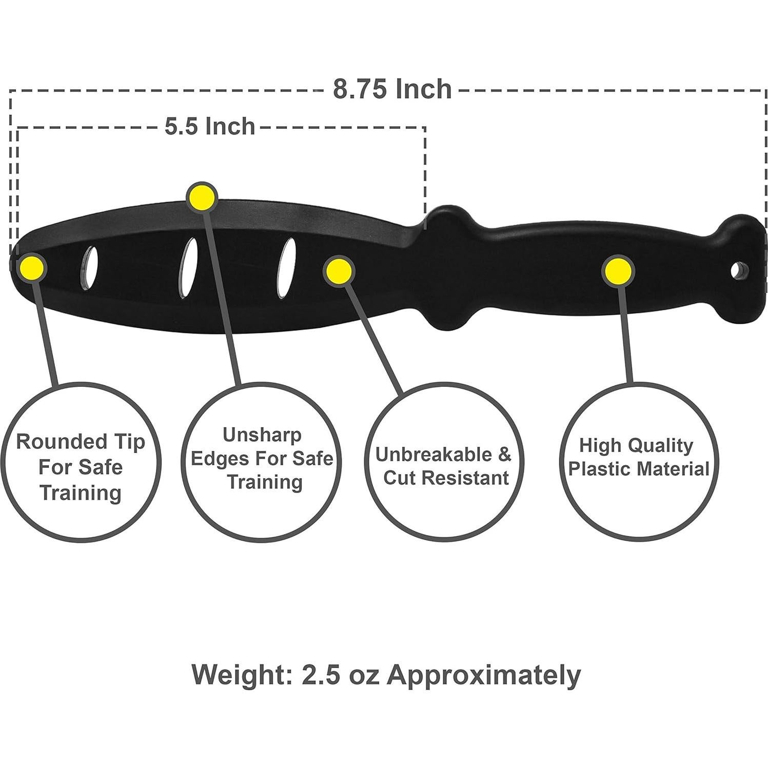 Cuchillo de Entrenamiento MACS de Polipropileno 27.31 cm