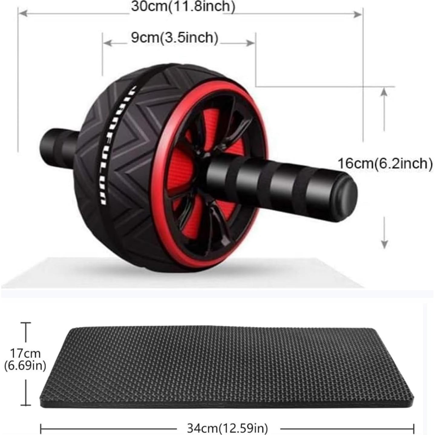 Rueda Abdominal Boinesnaw con Almohadilla para Rodillas - 200 kg
