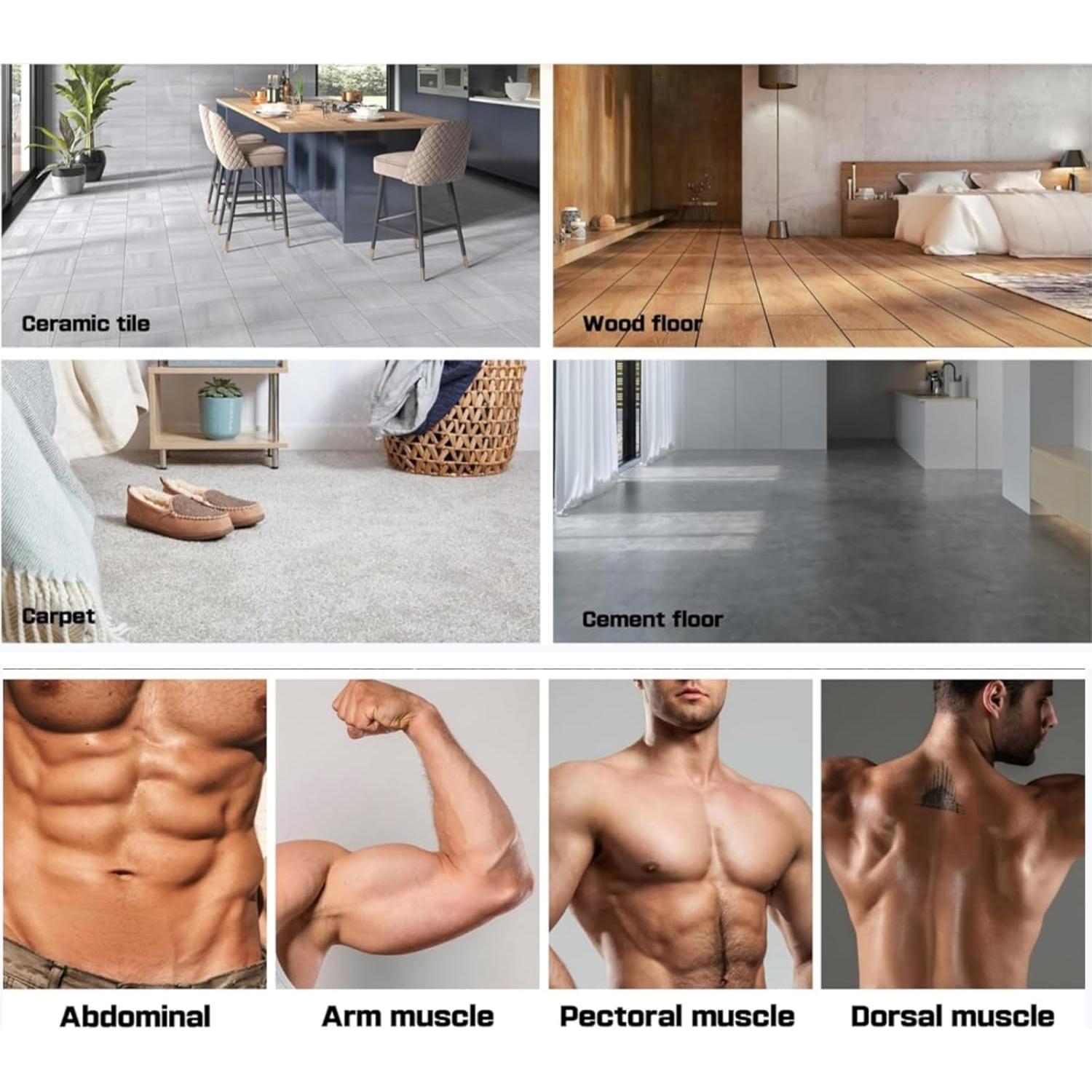 Rueda Abdominal Boinesnaw con Almohadilla para Rodillas - 200 kg