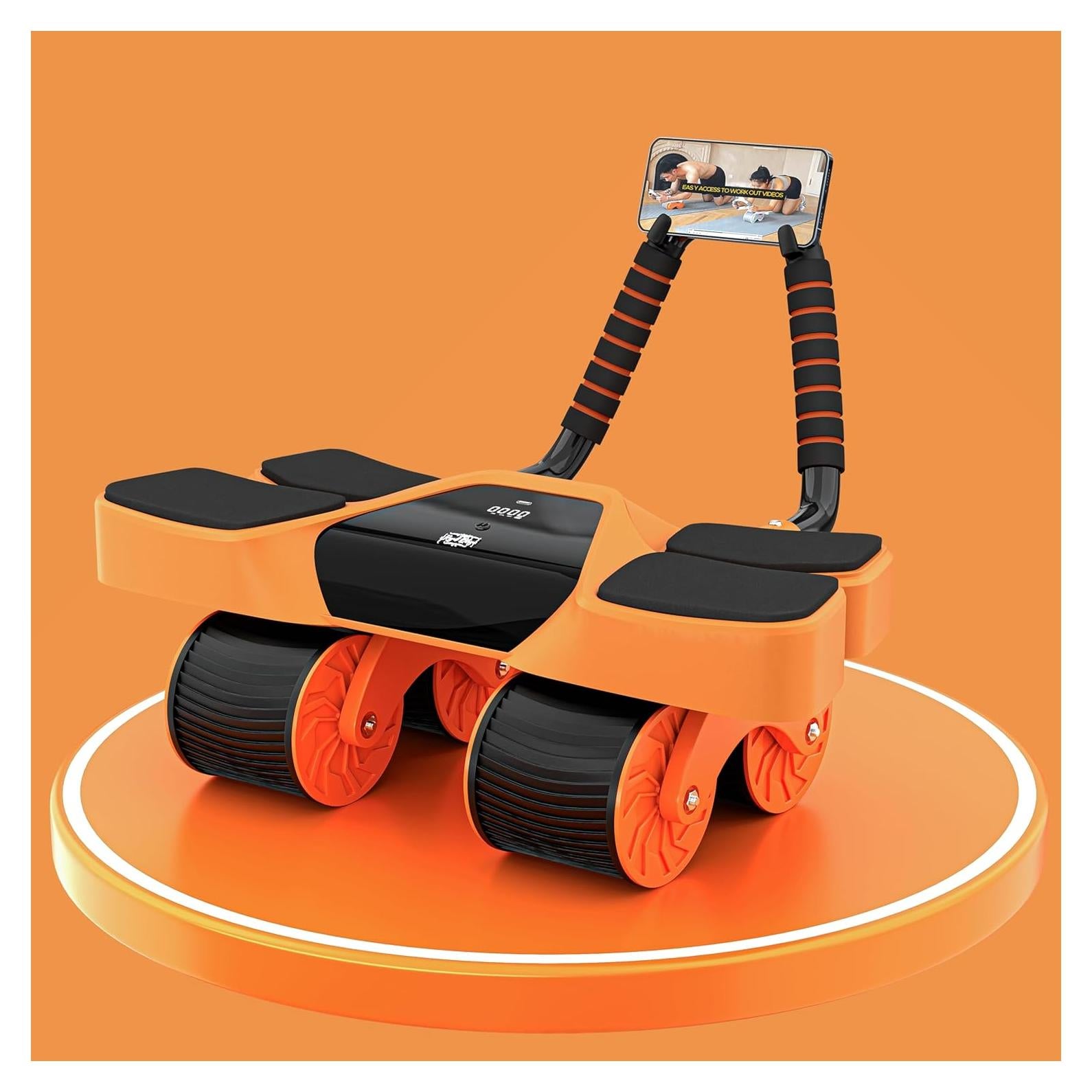 Rodillo Abdominal Royal Blaze 2025 con Soporte y Rebote Automático