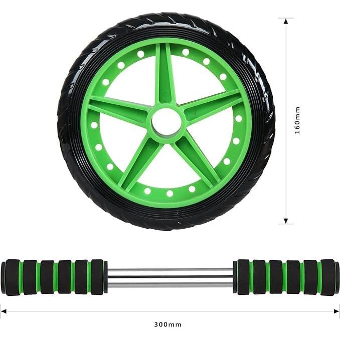 Set de Ejercicio 4-en-1 Genérico con Rueda Abdominal y Bandas