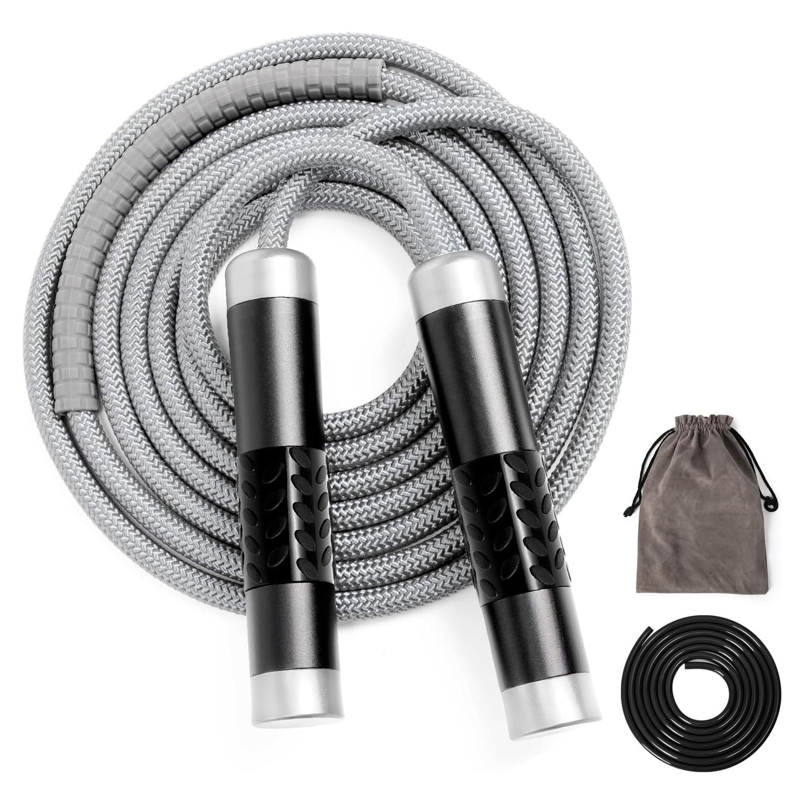 Cuerda de Salto con Peso Reedvales 0.45kg Ajustable para Fitness