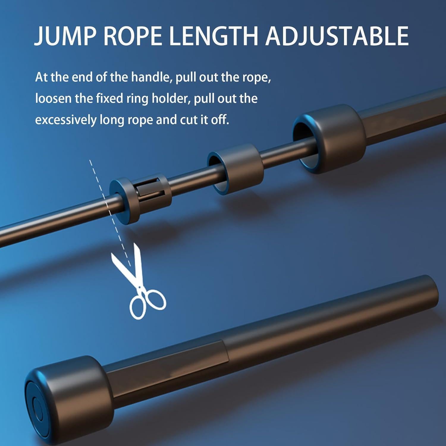 Cuerda de Saltar Ajustable Sufeasdf - Set Familiar 4 Pack