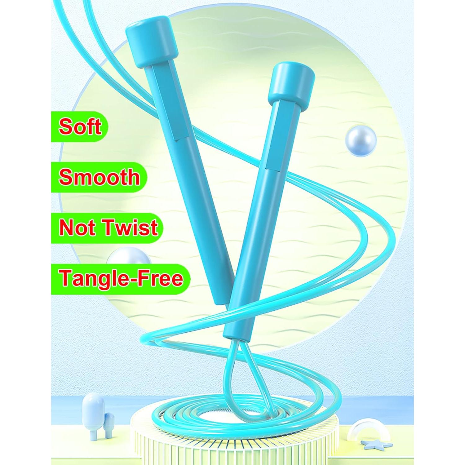 Cuerda de Saltar Ajustable HAFUZIYN - Paquete de 6 Colores