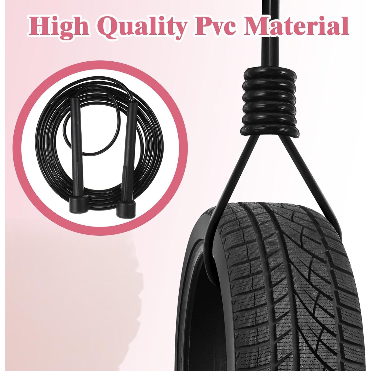 Cuerdas de Saltar Ajustables Kifmurase - 2 Piezas PVC Antideslizante